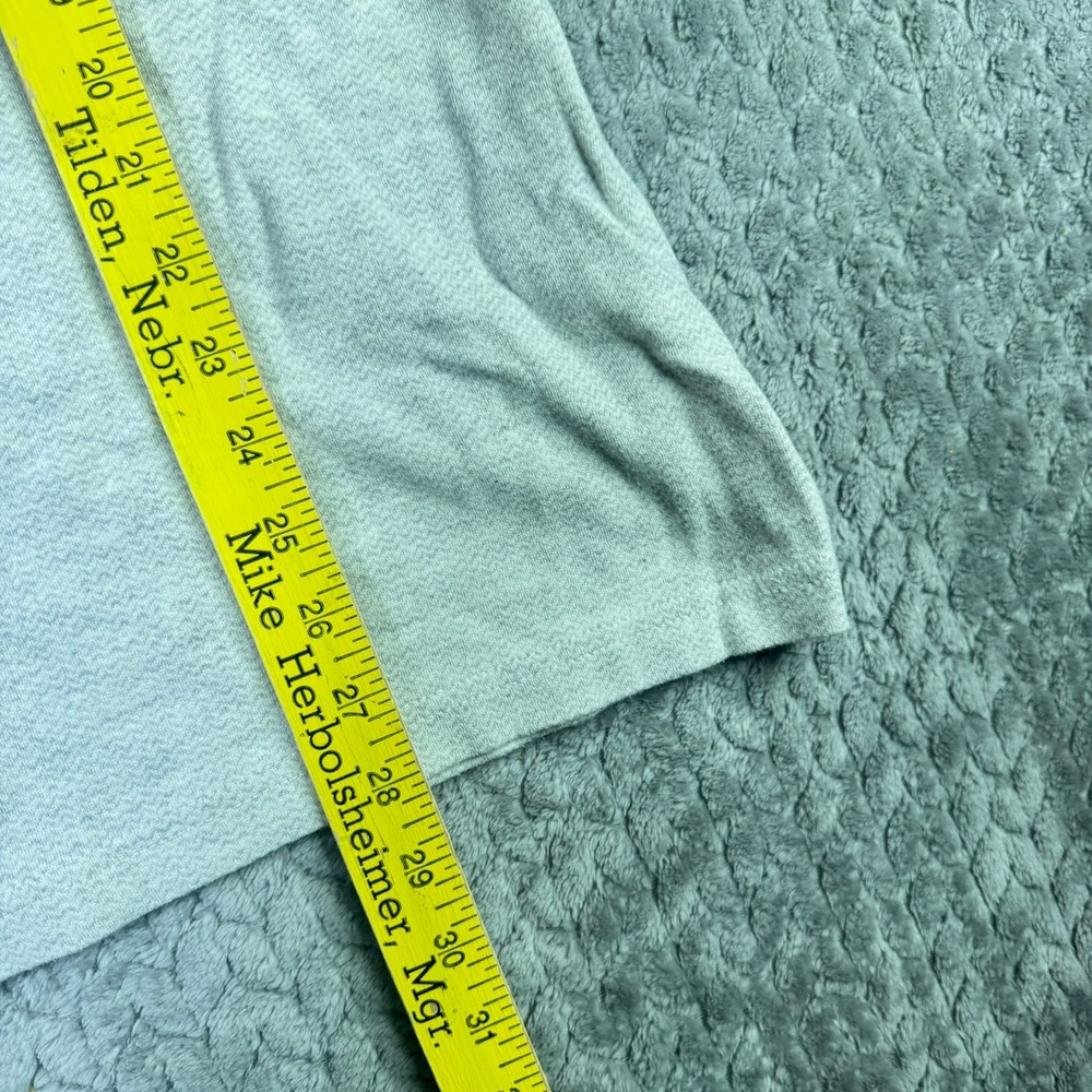 Chaps Mens XL Quarter Zip Pullover Sweater Grey Textured Cotton Long Sleeve Mock - Picture 5 of 9